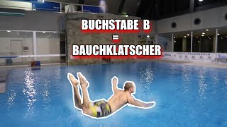 Ungewöhnliche Tricks im Schwimmbad  AlphabetChallenge [upl. by Warila]