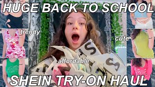 HUGE TRENDY BACK TO SCHOOL SHEIN TRYON HAUL 2021 [upl. by Ajile]