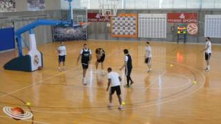 Calentamiento Real Madrid Baloncesto [upl. by Jamel]