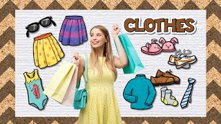 VOCABULARIO DE ROPA EN INGLÉS  PARTE 2  CLOTHES [upl. by Rosabel]