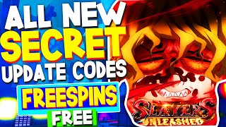 ALL SLAYERS UNLEASHED CODES Roblox Slayers Unleashed Codes [upl. by Halika749]