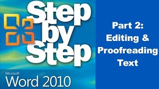 Editing and Proofreading Text In Microsoft Word 2010  Part 2 [upl. by Hacceber281]