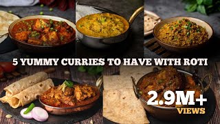 5 Yummy Curries to have with Roti  Tasty Curry Recipes  Cookd [upl. by Marcelle]