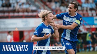 🎬 KV Kortrijk  KAA Gent 01 MD 1 JPL [upl. by Bambie]