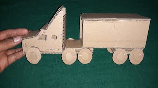 COMO HACER UN TRÁILER DE CARTON JUGUETE PARA NIÑOS [upl. by Nicholas]