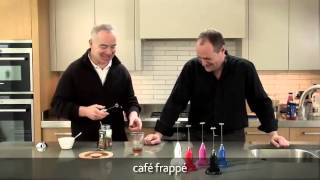 How to make a frappé coffee using an aerolatte milk frother [upl. by Emmerich]