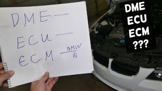 WHAT IS DME ECU ECM DIFFERENCE BETWEEN DME ECU ECM [upl. by Deroo]