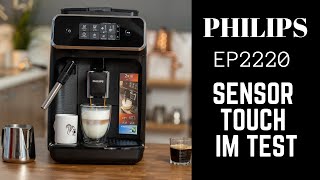 Philips EP2220 Sensor Touch Kaffeevollautomat im Test [upl. by Nolla]