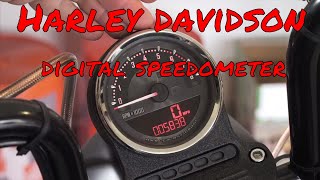 Harley Digital SpeedometerSportster Iron 883 [upl. by Enneyehs]