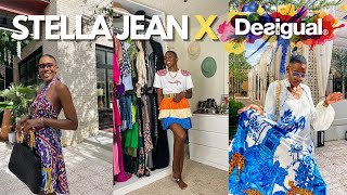 Stella Jean x Desigual Designer Collaboration Outfits for Your Next Vacation [upl. by Rramahs]