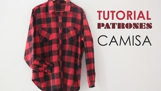 Tutorial y Patrones de Camisa Oversize Mujer [upl. by Willow290]