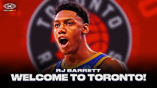 RJ BARRETT WELCOME TO THE RAPTORS [upl. by Nyliuqcaj]