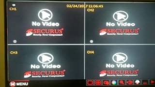 SECURUS CCTV  ASL AHD Series DVR P2P Mobile Configuration [upl. by Maxma]