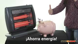 Cómo usar el calefactor eléctrico de cuarzo HQ1261U [upl. by Citarella]