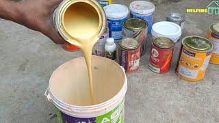 Difference between asian tractor emulsion premium royale apcolite Washable Paint Plastic Paint [upl. by Silvano]