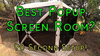 Best Popup Camping Screen Room  The Gazelle Tent Portable Gazebo [upl. by Shelly]