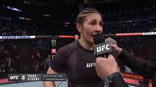 UFC 264 Irene Aldana Octagon Interview [upl. by Golden]