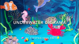 Diorama Tutorial Underwater Scene Diorama [upl. by Gimble]