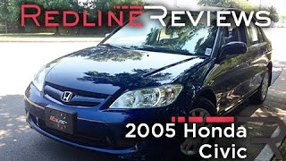 2005 Honda Civic Review Walkaround Exhaust amp Test Drive [upl. by Irollam]