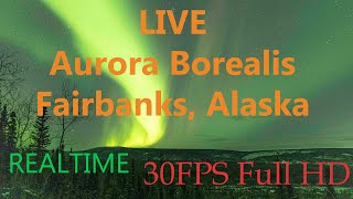 LIVE Northern Lights Fairbanks Alaska [upl. by Kcub609]