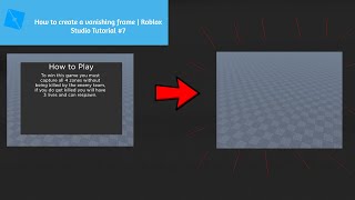 How to makes frames toggle with buttons  Roblox Studio Tutorial 7 [upl. by Yedarb]