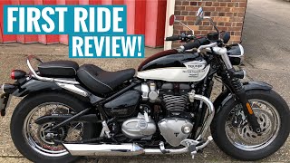 2021 Triumph Speedmaster Review  First Ride [upl. by Amado]