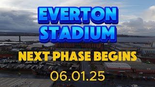 NEW Everton Stadium Bramley Moore dock 6125 [upl. by Pantheas]