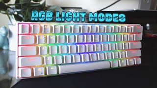 How to Change RGB on RK61 60 Keyboard Type Function Keys  More [upl. by Eltsryk]