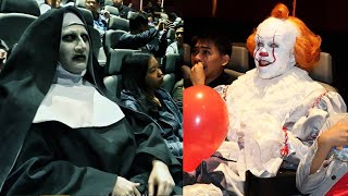 FUNNIEST Scare Pranks COMPILATION  Pennywise VS Valak Whos Scarier [upl. by Cosma]