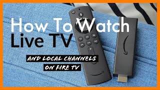 How to Watch Live TV and Local Channels on Fire Stick amp Fire TV Cube [upl. by Hillinck]