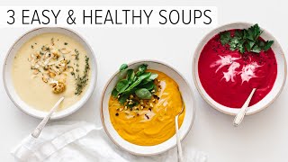 EASY amp HEALTHY SOUP RECIPES  vitamix soup recipes [upl. by Kos888]