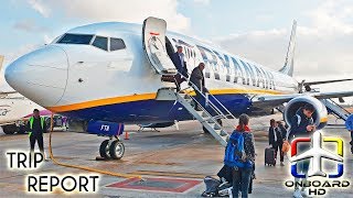 TRIP REPORT  RYANAIR 737 Sky Interior  Perfect for Flying  Seville  Valencia [upl. by Rocher]