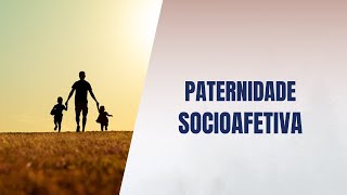 Paternidade socioafetiva [upl. by Naivaj]