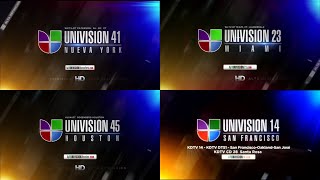 Univision Affiliates Compilation Station IDs 20102013 [upl. by Dorris496]