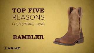 Top 5  Ariat Rambler Boot [upl. by Dowlen1]