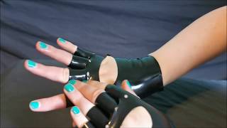 How to put on Latex gloves [upl. by Atirehc]