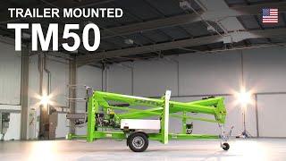 TM50 Product Video  Trailer Mounted Cherry Picker from Niftylift [upl. by Tybalt603]