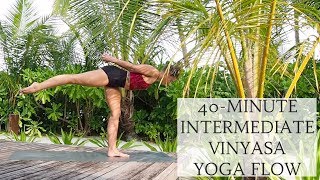 40MINUTE VINYASA FLOW  Eagle Flow amp Strength  CAT MEFFAN [upl. by Reffineg47]