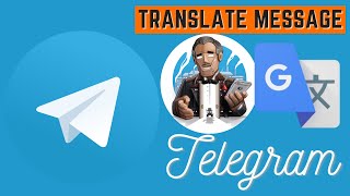 how to translate any language on telegram app with translator bot on telegram  how to use telegram [upl. by Assenad]