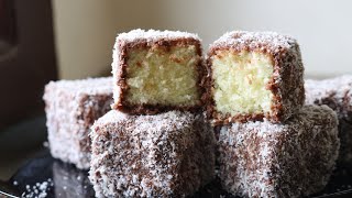 lamington cake recipe  Australian lamingtons recipe [upl. by Ewer]