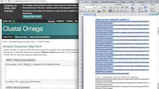 Multiple Sequence Alignment and Phylogenetic tree Bioinformatics [upl. by Sheldon]