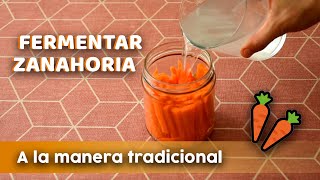 🥕CÓMO HACER ZANAHORIA FERMENTADA🥕 [upl. by Amzaj123]