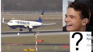 Ryanair Landing  Funny [upl. by Willetta]