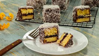 Lamingtons Recipe By SooperChef [upl. by Anahsirk466]