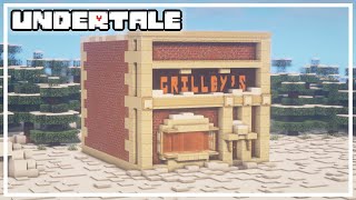 Building Grillbys from Undertale  Minecraft Tutorial [upl. by Myrtice201]