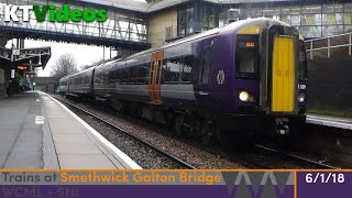 Trains at Smethwick Galton Bridge WCML  SHL  6118 [upl. by Ormiston939]