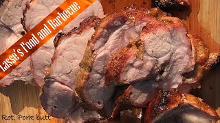 Weber Spirit Rotisserie Pork Roast [upl. by Enerak304]