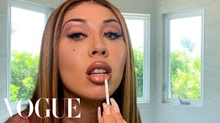 Kali Uchiss 38Step Guide to ’90s Glam Beauty  Beauty Secrets  Vogue [upl. by Willard596]