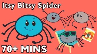 Itsy Bitsy Spider and More  Nursery Rhymes by Mother Goose Club Playhouse [upl. by Constantina839]