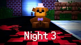 MINE Nights at Freddys FUN PARK  Night 3  FNAF Minecraft Roleplay [upl. by Airamalegna702]